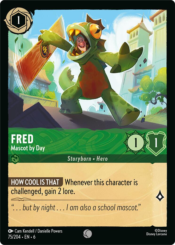 Fred - Mascot by Day (75/204) [Azurite Sea] | Deep Dive Games St. Marys
