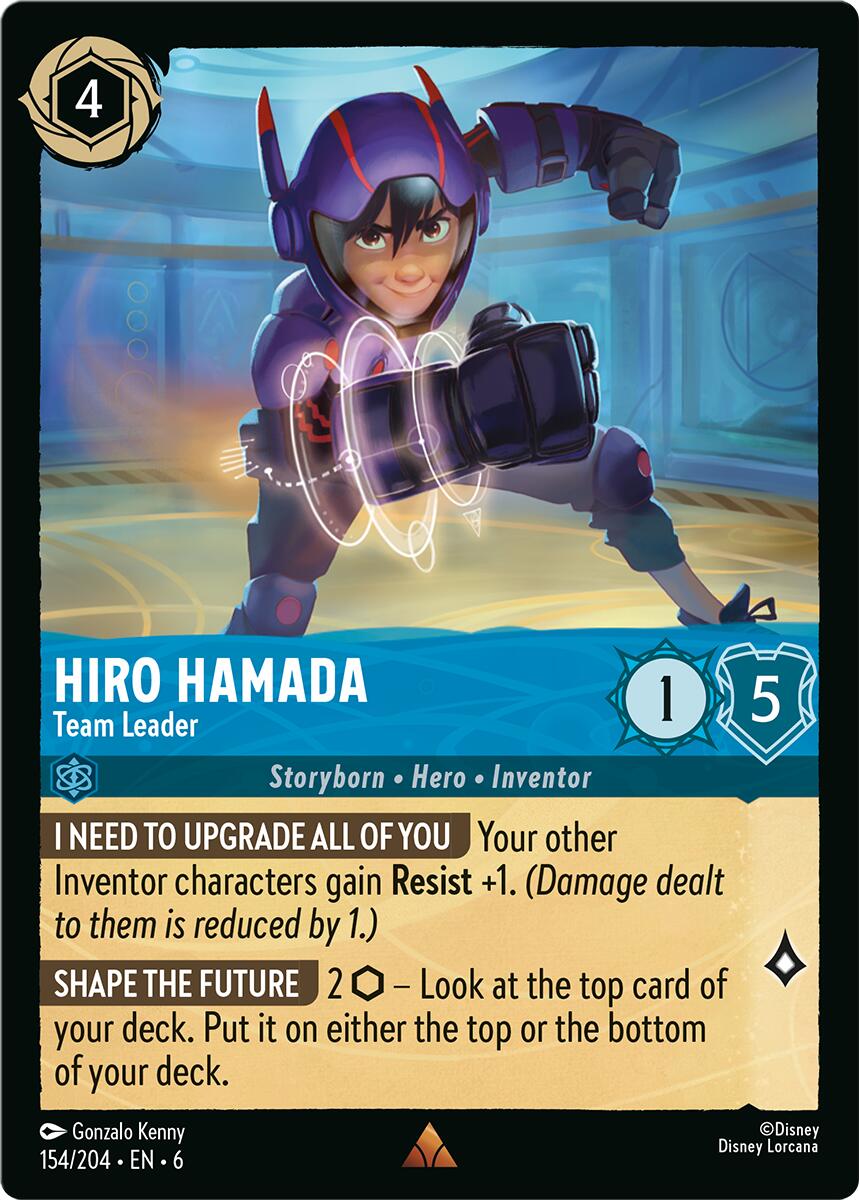 Hiro Hamada - Team Leader (154/204) [Azurite Sea] | Deep Dive Games St. Marys