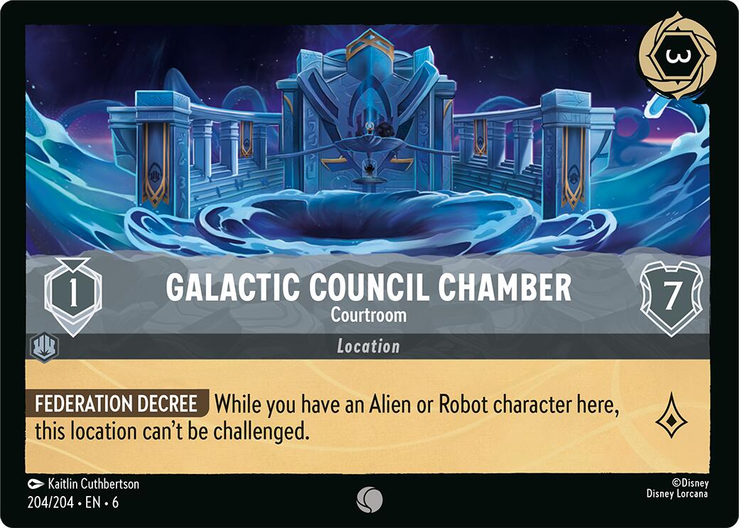 Galactic Council Chamber - Courtroom (204/204) [Azurite Sea] | Deep Dive Games St. Marys