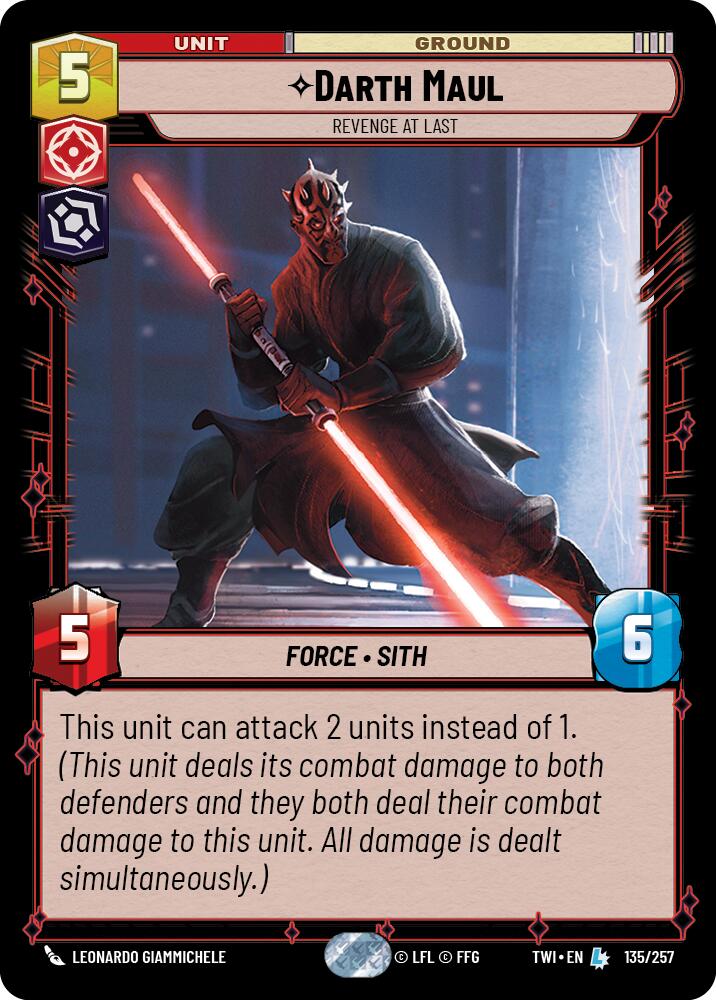 Darth Maul - Revenge at Last (135/257) (135/257) [Twilight of the Republic] | Deep Dive Games St. Marys