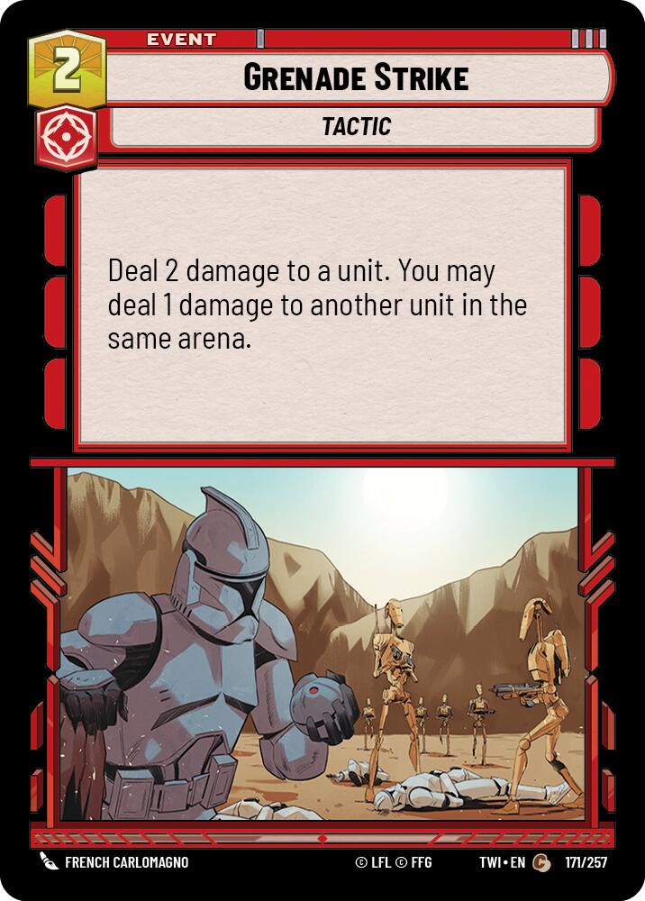 Grenade Strike (171/257) (171/257) [Twilight of the Republic] | Deep Dive Games St. Marys