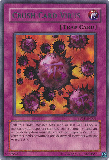 Crush Card Virus [TU01-EN006] Rare | Deep Dive Games St. Marys