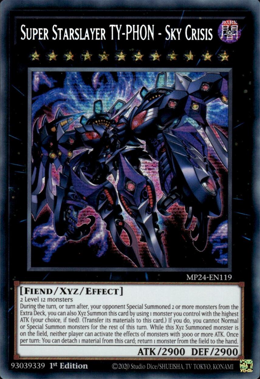Super Starslayer TY-PHON - Sky Crisis [MP24-EN119] Prismatic Secret Rare | Deep Dive Games St. Marys
