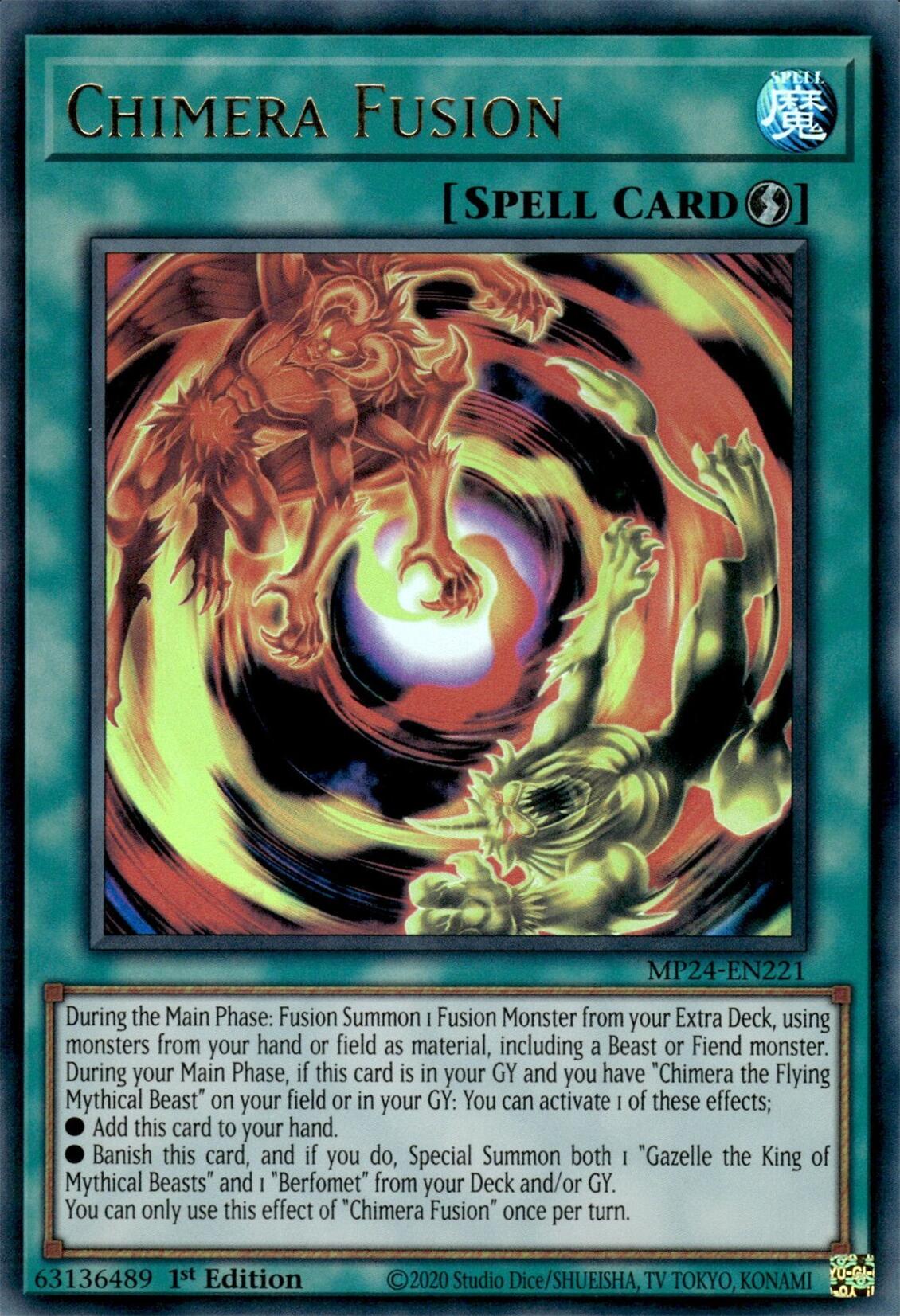 Chimera Fusion [MP24-EN221] Ultra Rare | Deep Dive Games St. Marys