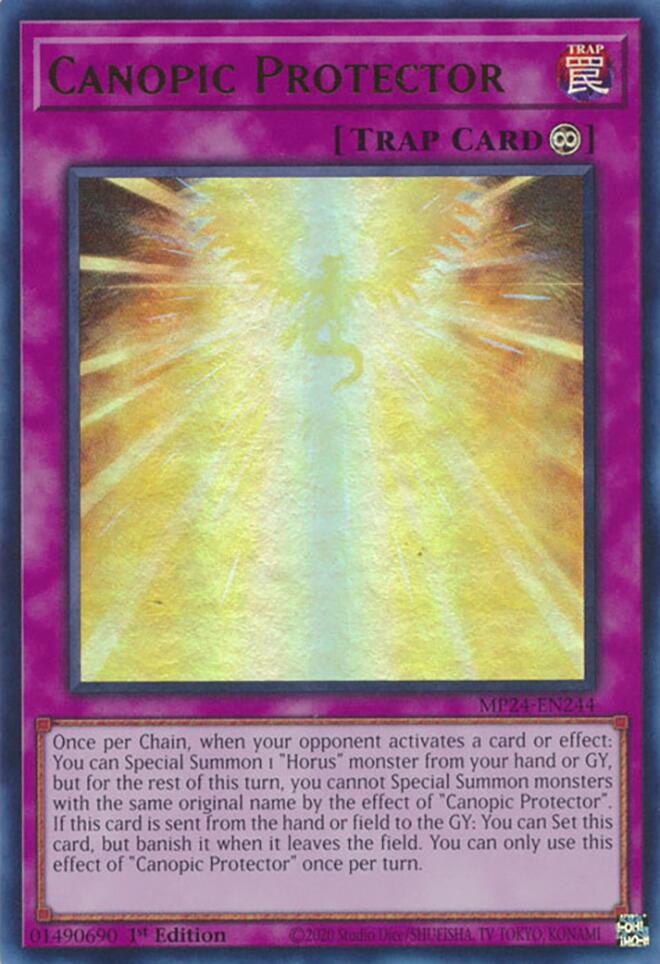 Canopic Protector [MP24-EN244] Ultra Rare | Deep Dive Games St. Marys
