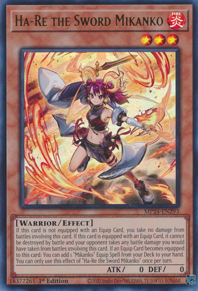 Ha-Re the Sword Mikanko [MP24-EN293] Ultra Rare | Deep Dive Games St. Marys