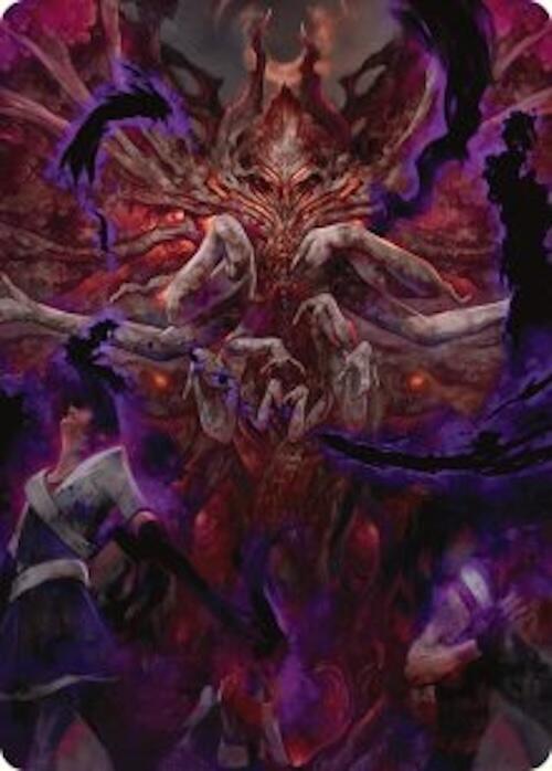 Damnation Art Card [Duskmourn: House of Horror Art Series] | Deep Dive Games St. Marys