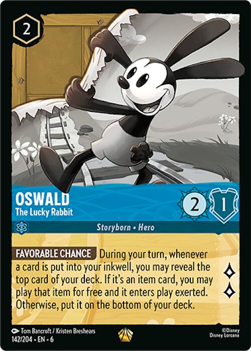 Oswald - The Lucky Rabbit (142/204) [Azurite Sea] | Deep Dive Games St. Marys