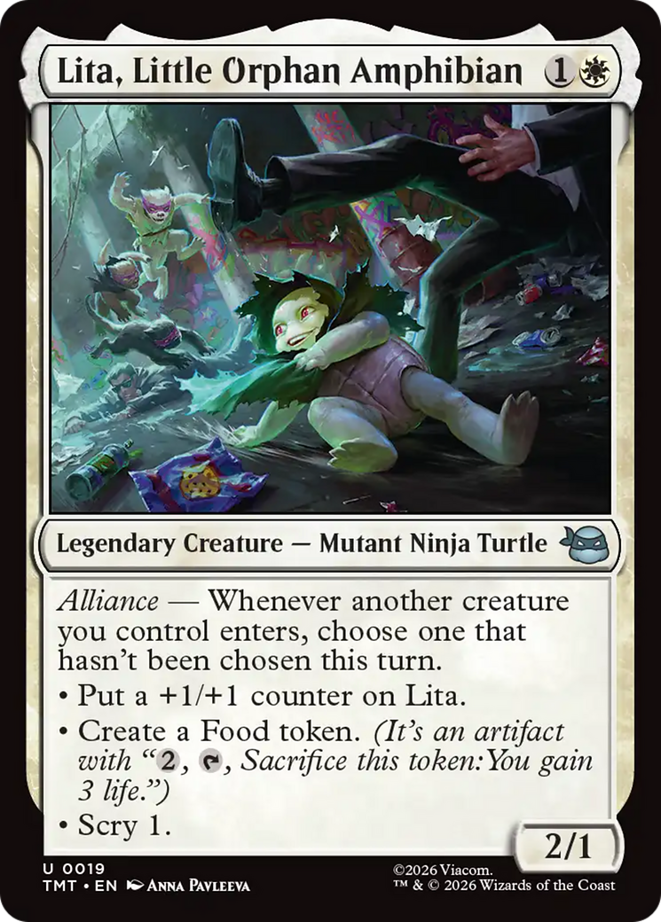 Lita, Little Orphan Amphibian [Teenage Mutant Ninja Turtles] | Deep Dive Games St. Marys