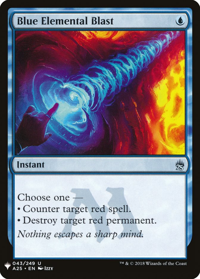 Blue Elemental Blast [Mystery Booster] | Deep Dive Games St. Marys