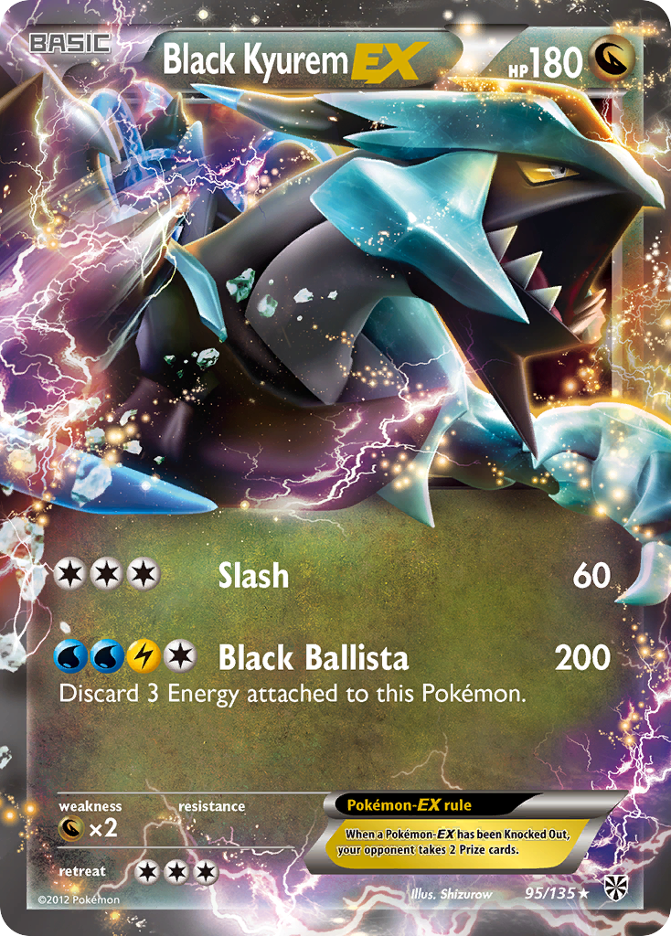Black Kyurem EX (95/135) [Black & White: Plasma Storm] | Deep Dive Games St. Marys