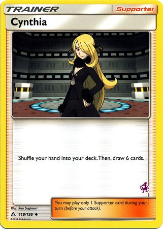 Cynthia (119/156) (Mewtwo Deck) [Battle Academy 2020] | Deep Dive Games St. Marys