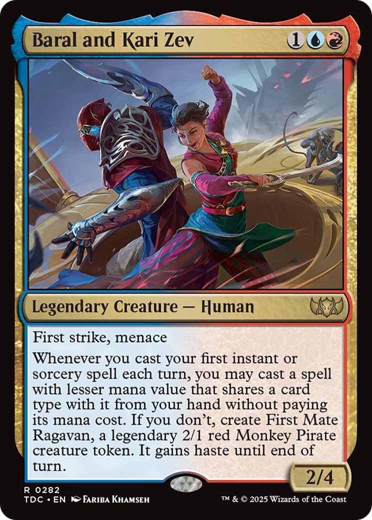 Baral and Kari Zev [Tarkir: Dragonstorm Commander] | Deep Dive Games St. Marys
