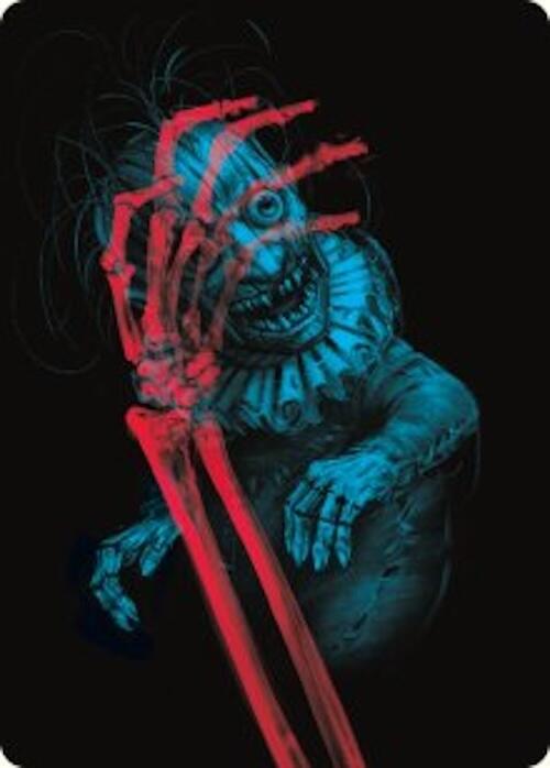 Marvin, Murderous Mimic Art Card [Duskmourn: House of Horror Art Series] | Deep Dive Games St. Marys