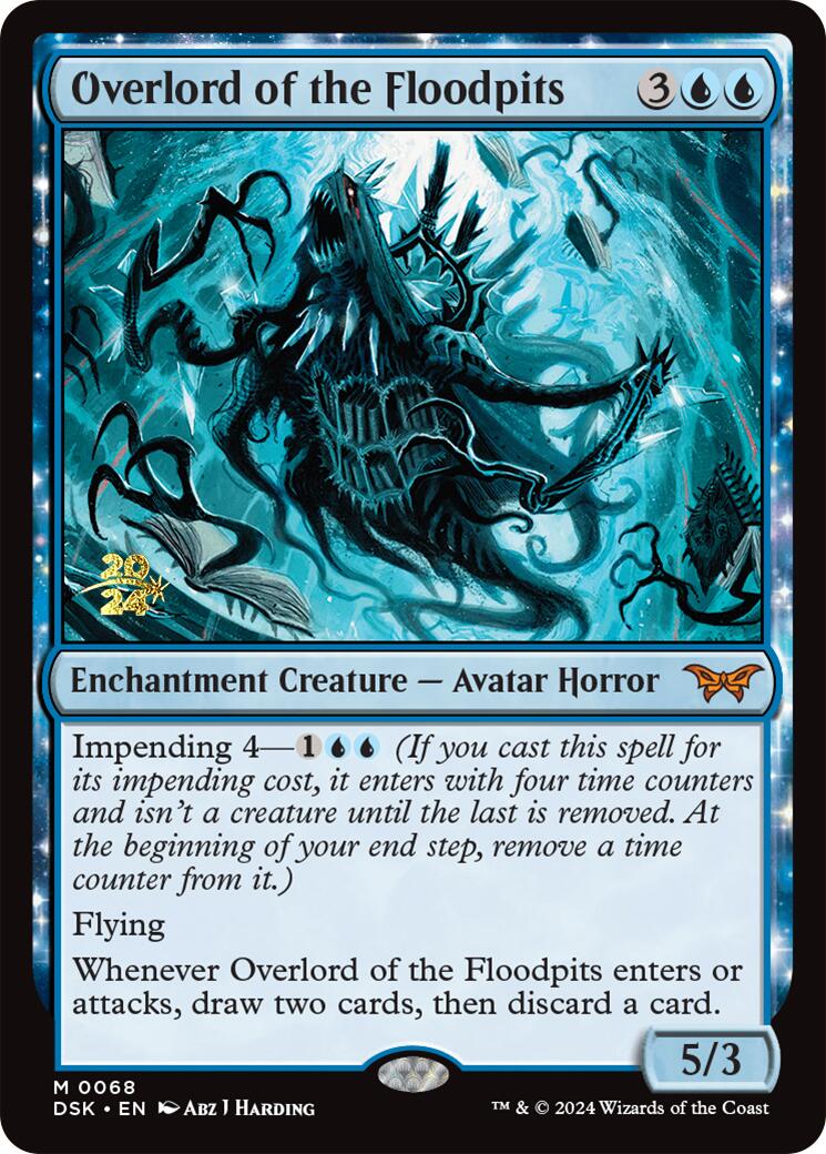 Overlord of the Floodpits [Duskmourn: House of Horror Prerelease Promos] | Deep Dive Games St. Marys