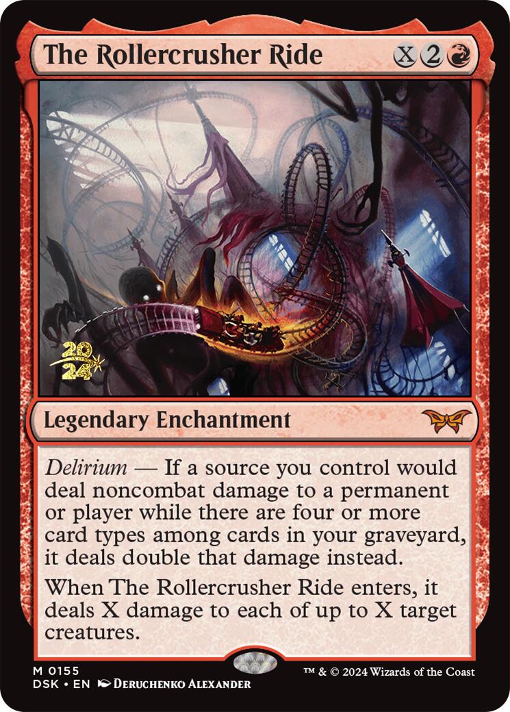 The Rollercrusher Ride (0155) [Duskmourn: House of Horror Prerelease Promos] | Deep Dive Games St. Marys
