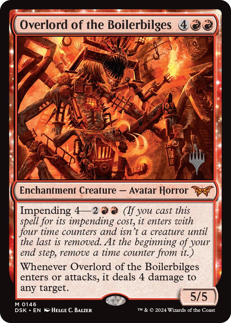 Overlord of the Boilerbilges (Promo Pack) [Duskmourn: House of Horror Promos] | Deep Dive Games St. Marys