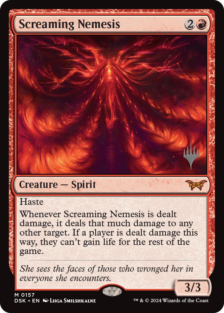 Screaming Nemesis (Promo Pack) [Duskmourn: House of Horror Promos] | Deep Dive Games St. Marys