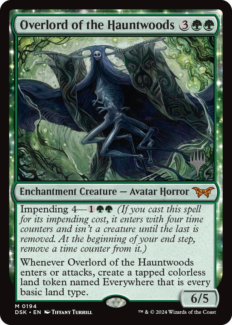 Overlord of the Hauntwoods (Promo Pack) [Duskmourn: House of Horror Promos] | Deep Dive Games St. Marys