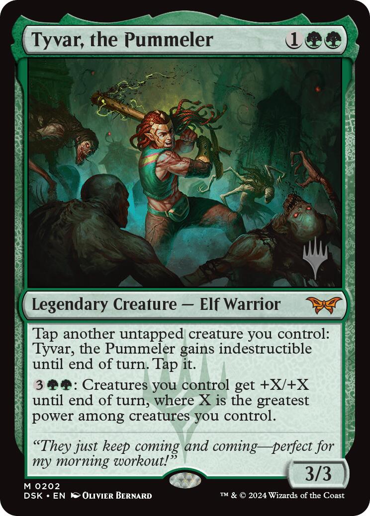Tyvar, the Pummeler (Promo Pack) [Duskmourn: House of Horror Promos] | Deep Dive Games St. Marys