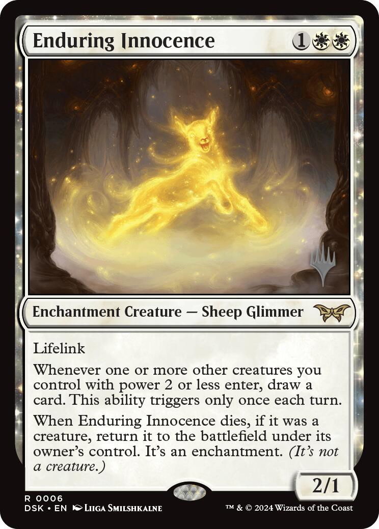 Enduring Innocence (Promo Pack) [Duskmourn: House of Horror Promos] | Deep Dive Games St. Marys