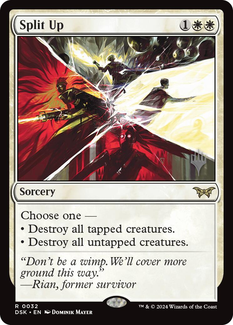 Split Up (Promo Pack) [Duskmourn: House of Horror Promos] | Deep Dive Games St. Marys