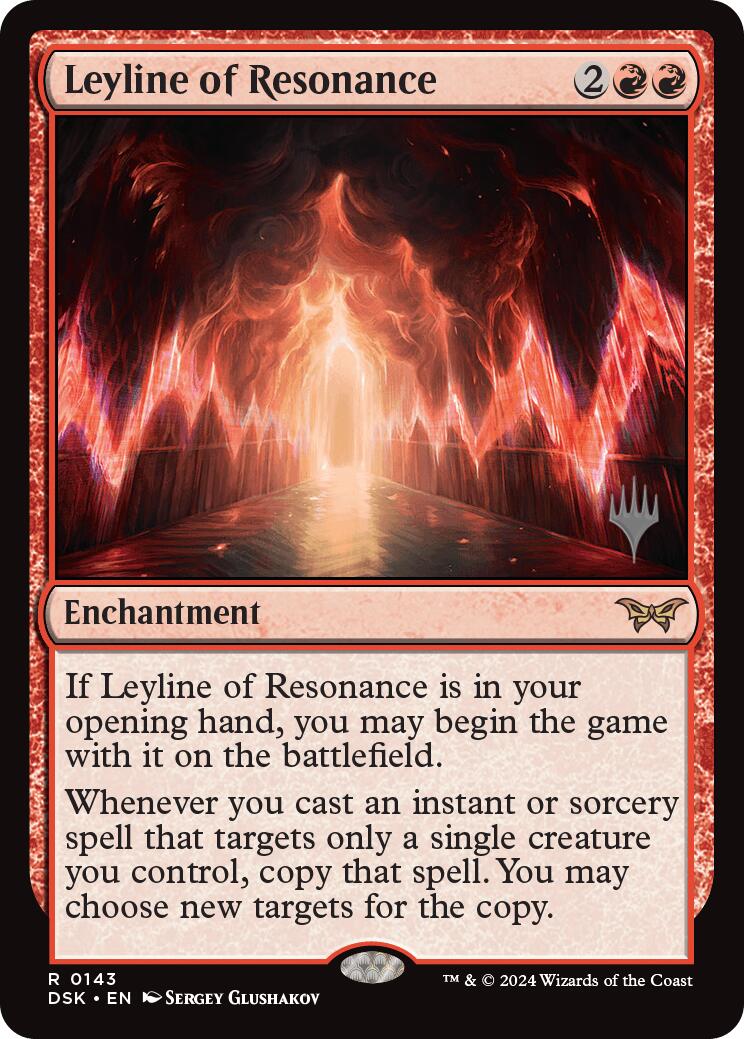 Leyline of Resonance (Promo Pack) [Duskmourn: House of Horror Promos] | Deep Dive Games St. Marys