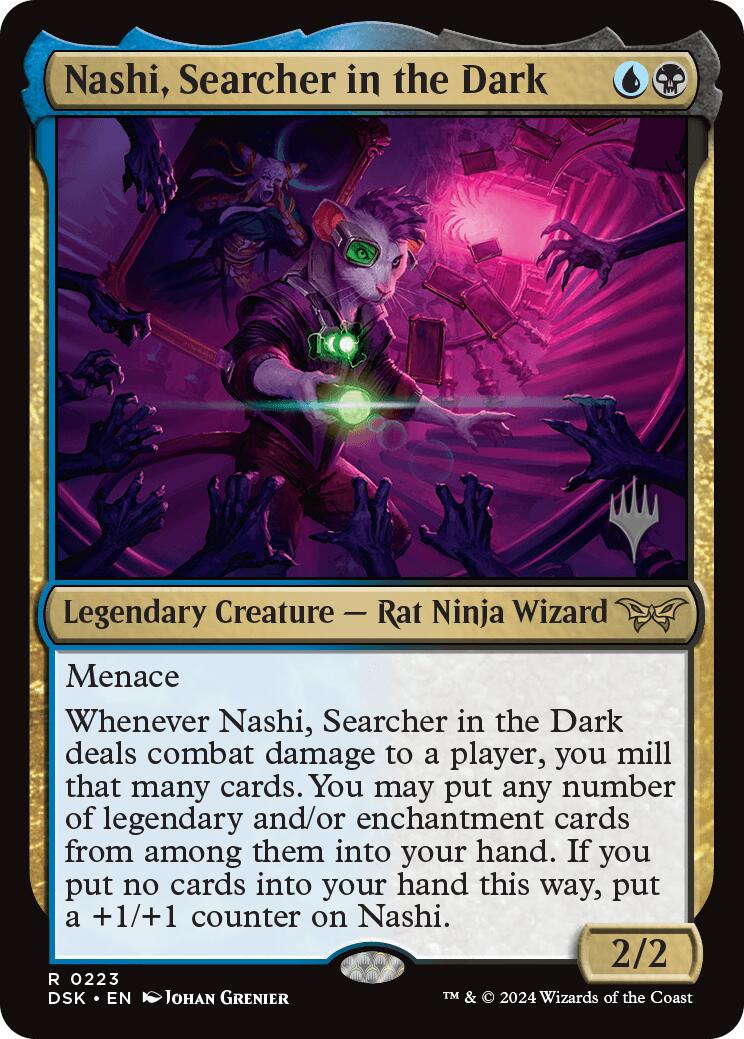 Nashi, Searcher in the Dark (Promo Pack) [Duskmourn: House of Horror Promos] | Deep Dive Games St. Marys