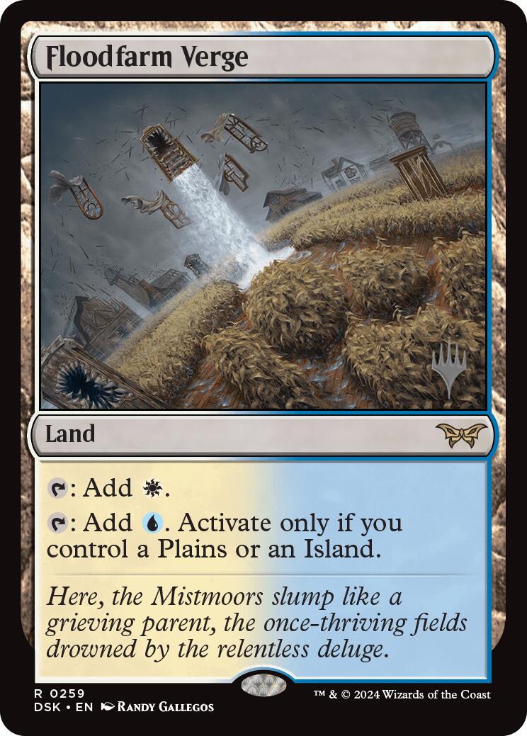 Floodfarm Verge (Promo Pack) [Duskmourn: House of Horror Promos] | Deep Dive Games St. Marys