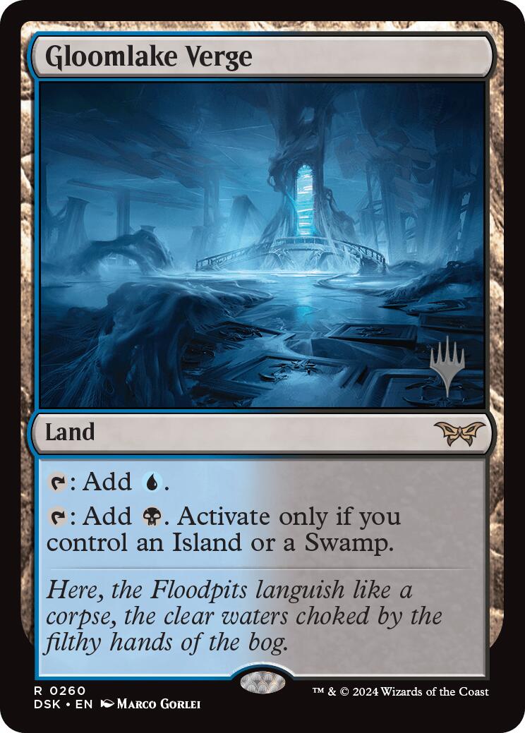 Gloomlake Verge (Promo Pack) [Duskmourn: House of Horror Promos] | Deep Dive Games St. Marys
