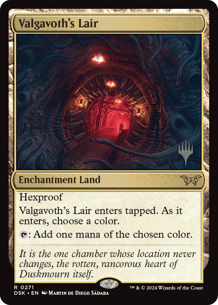 Valgavoth's Lair (Promo Pack) [Duskmourn: House of Horror Promos] | Deep Dive Games St. Marys
