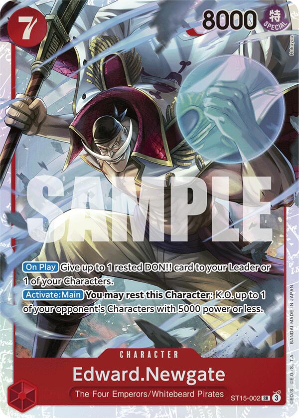 Edward.Newgate [Starter Deck: Red Edward.Newgate] | Deep Dive Games St. Marys