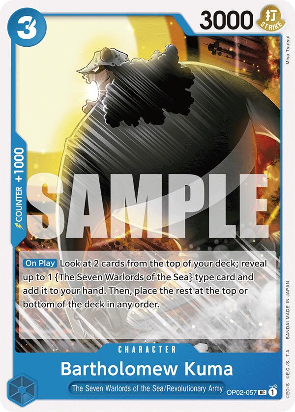 Bartholomew Kuma [Starter Deck: Blue Donquixote Doflamingo] | Deep Dive Games St. Marys