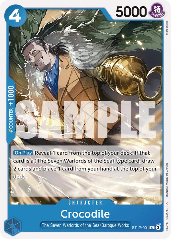 Crocodile [Starter Deck: Blue Donquixote Doflamingo] | Deep Dive Games St. Marys