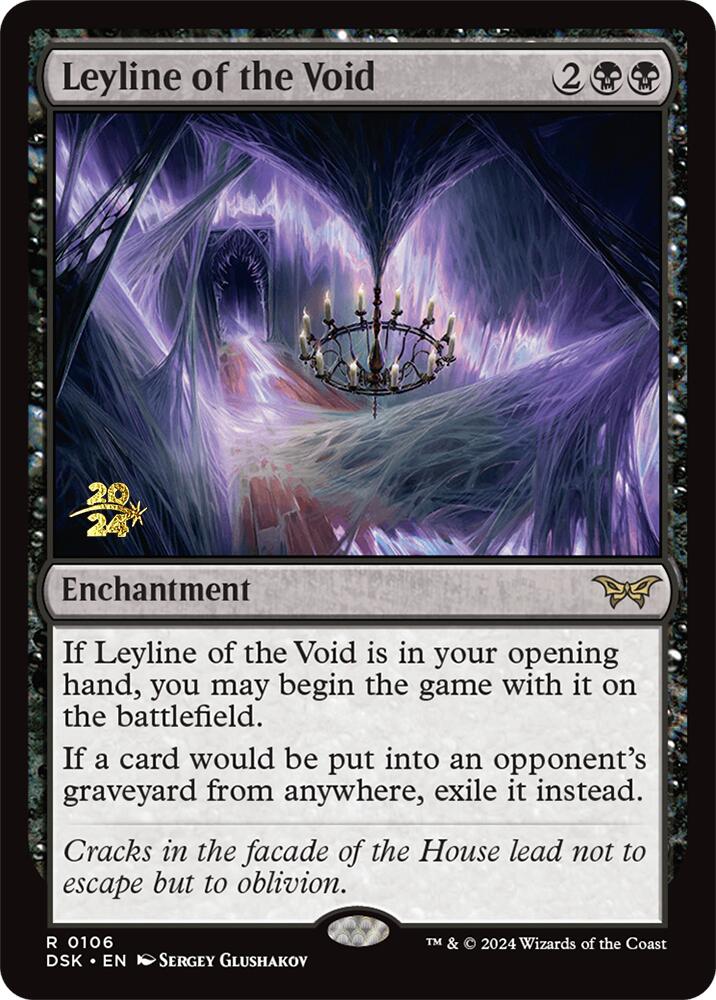 Leyline of the Void (0106) [Duskmourn: House of Horror Prerelease Promos] | Deep Dive Games St. Marys