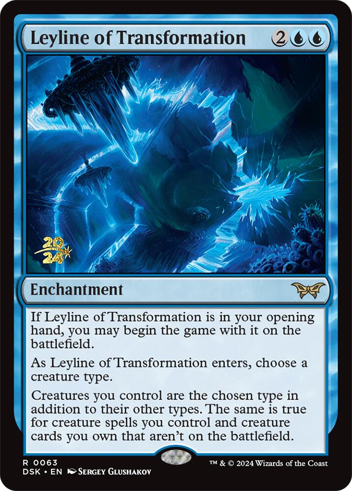 Leyline of Transformation [Duskmourn: House of Horror Prerelease Promos] | Deep Dive Games St. Marys