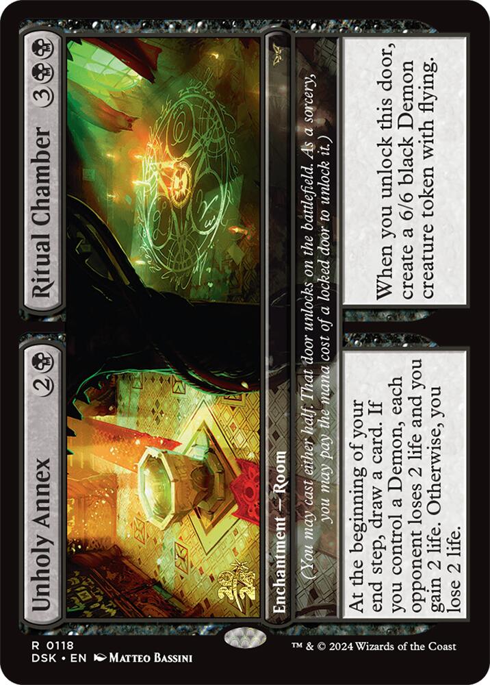 Unholy Annex // Ritual Chamber [Duskmourn: House of Horror Prerelease Promos] | Deep Dive Games St. Marys