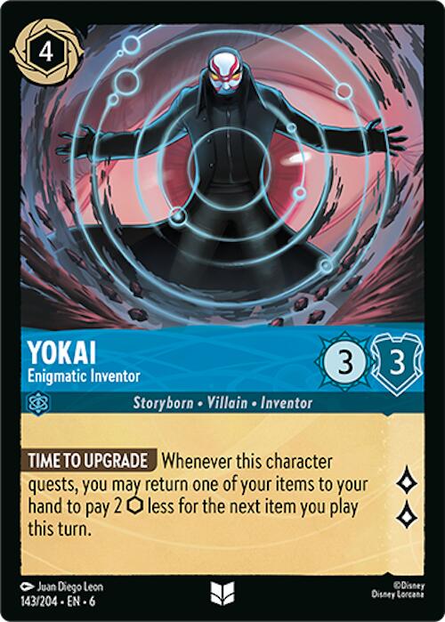 Yokai - Enigmatic Inventor (143/204) [Azurite Sea] | Deep Dive Games St. Marys