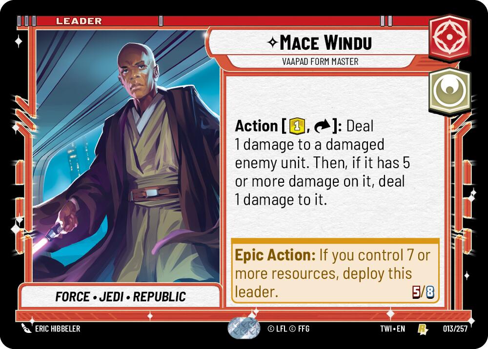 Mace Windu - Vaapad Form Master (013/257) (013/257) [Twilight of the Republic] | Deep Dive Games St. Marys