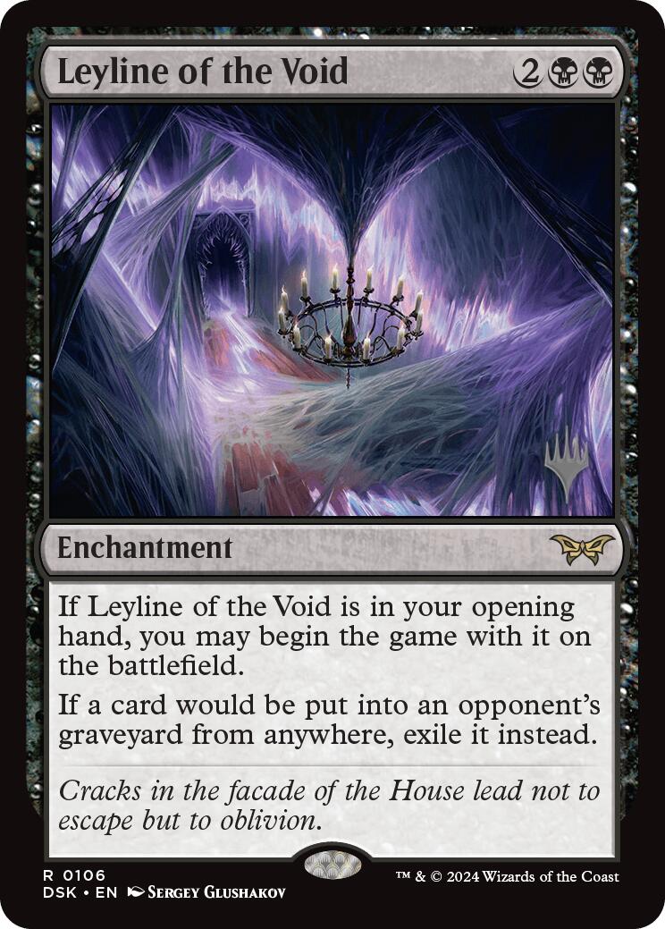 Leyline of the Void (Promo Pack) [Duskmourn: House of Horror Promos] | Deep Dive Games St. Marys