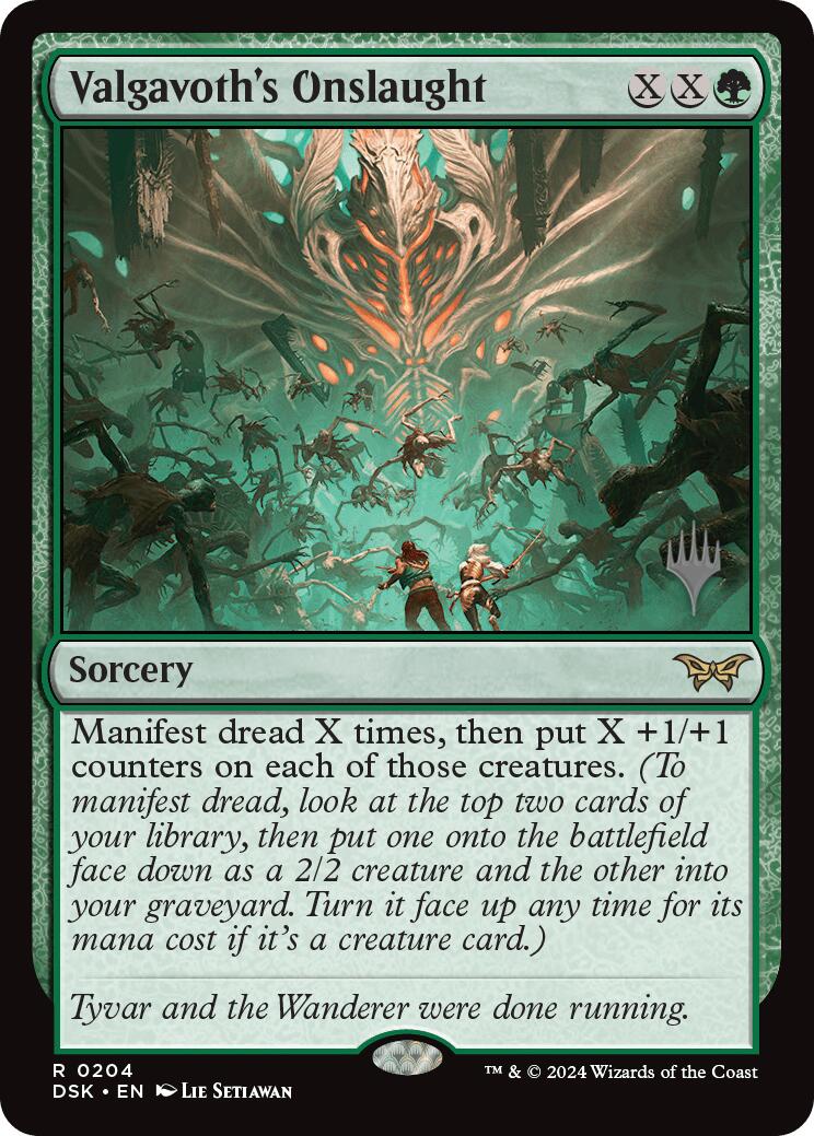 Valgavoth's Onslaught (Promo Pack) [Duskmourn: House of Horror Promos] | Deep Dive Games St. Marys