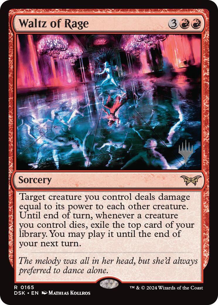 Waltz of Rage (Promo Pack) [Duskmourn: House of Horror Promos] | Deep Dive Games St. Marys