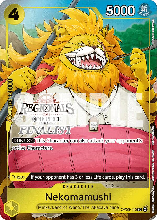 Nekomamushi (Offline Regional 2024 Vol. 3) [Finalist] [One Piece Promotion Cards] | Deep Dive Games St. Marys