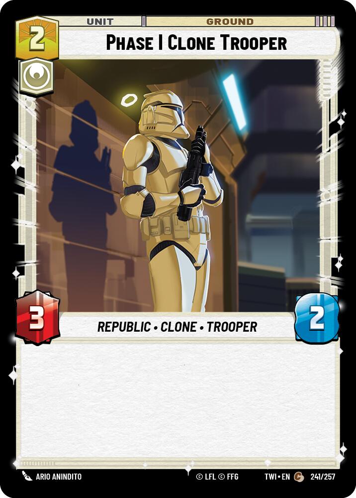Phase I Clone Trooper (241/257) (241/257) [Twilight of the Republic] | Deep Dive Games St. Marys