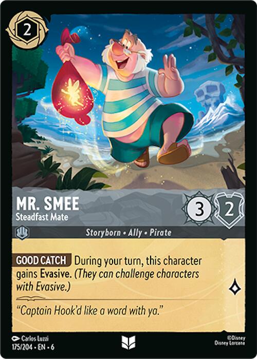 Mr. Smee - Steadfast Mate (175/204) [Azurite Sea] | Deep Dive Games St. Marys