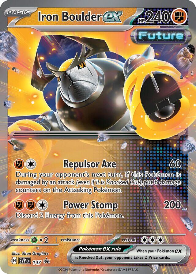 Iron Boulder ex (147) [Scarlet & Violet: Black Star Promos] | Deep Dive Games St. Marys