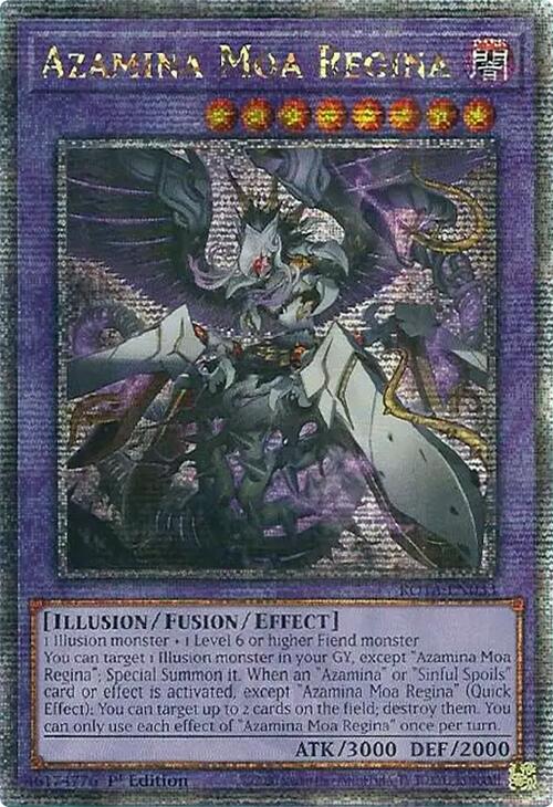 Azamina Moa Regina (Quarter Century Secret Rare) [ROTA-EN033] Quarter Century Secret Rare | Deep Dive Games St. Marys