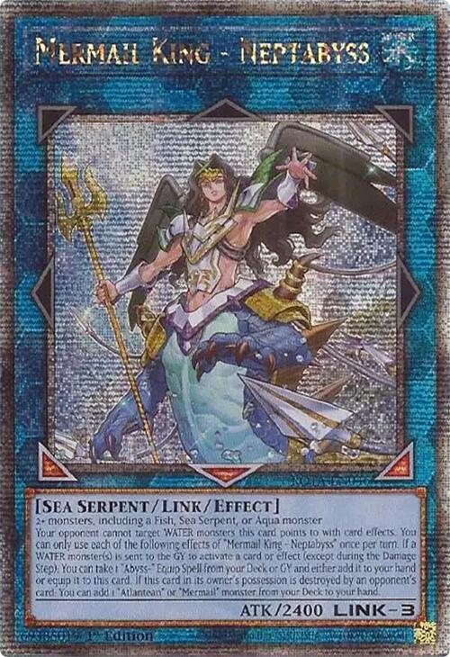 Mermail King - Neptabyss (Quarter Century Secret Rare) [ROTA-EN046] Quarter Century Secret Rare | Deep Dive Games St. Marys