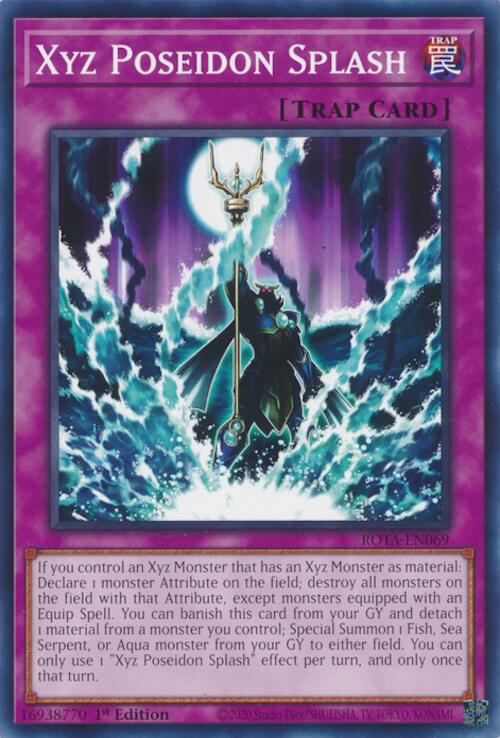 Xyz Poseidon Splash [ROTA-EN069] Common | Deep Dive Games St. Marys