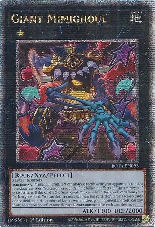 Giant Mimighoul (Quarter Century Secret Rare) [ROTA-EN093] Quarter Century Secret Rare | Deep Dive Games St. Marys
